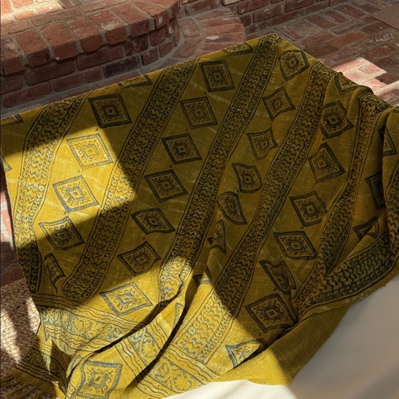 Cotton Throw Blanket Hand Block Printed - Picture 14 of 16